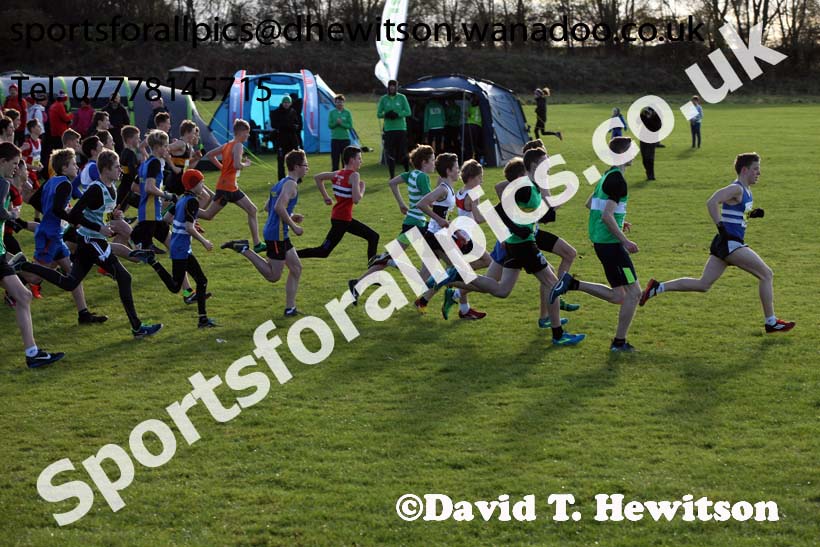 Boys under-15s Start fitness NEHL, South Shields. Photo: David T. Hewitson/Sports for All Pics
